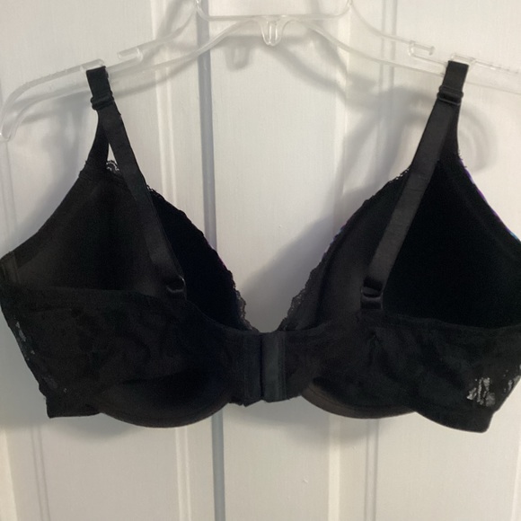 SMART & SEXY: purple blue black polkadot lightly padded bra 42DD - Picture 2 of 6